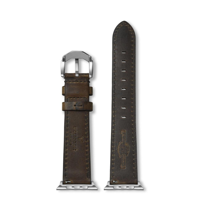 Brown Horween Leather Apple Watch® Straps - WOLFPOINT