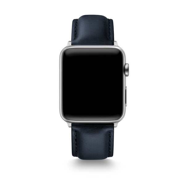 Dark Navy Horween Leather Apple Watch® Straps - WOLFPOINT