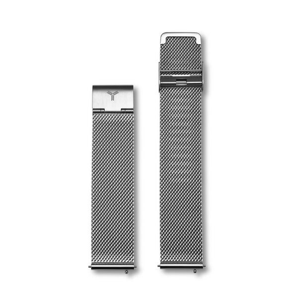 Silver 316L Steel Bracelet Watch Band - WOLFPOINT
