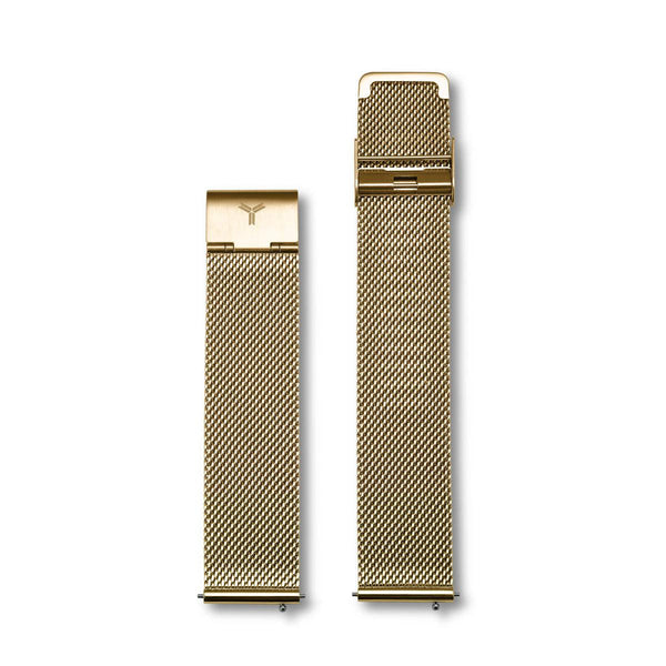 Gold 316L Steel Bracelet Watch Band - WOLFPOINT