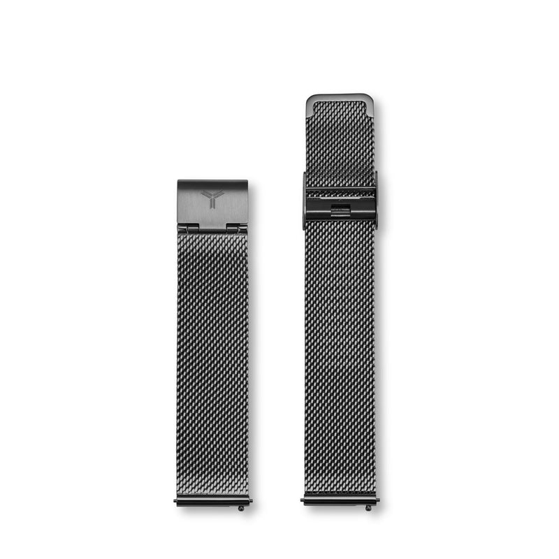 Gunmetal 316L Steel Bracelet Watch Band - WOLFPOINT