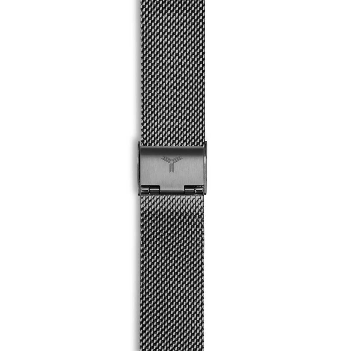 Gunmetal 316L Steel Bracelet Watch Band